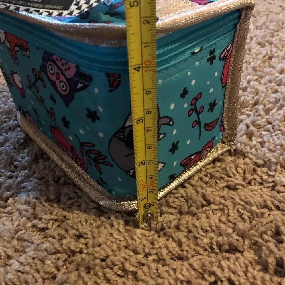 Conair Owl cosmetic travel case NWT